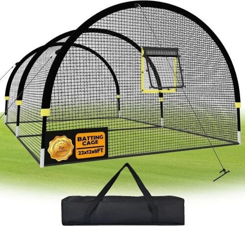 Baseball Batting Cage 22' x 12' x 8' - Lot 153