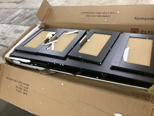 Cat Litter Box Enclosure for 2 Cats, 47.2" x 19.7" x 21.7" - Loose Hardware - Lot 254