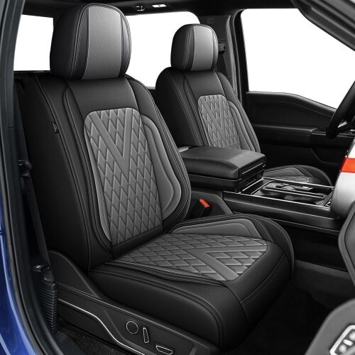 Truck Seat Covers Full Set Fit for 2009-2026 Ford F150 & 2017-2026 F250/F350/F450 Super Duty - Lot 347