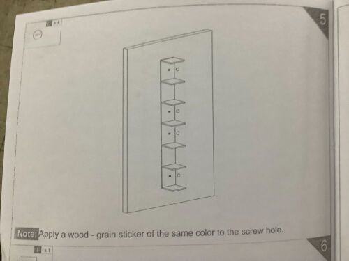 7 Tier Wall Mounted Shelf - Lot 348