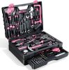Pink Tool Kit with Case, 412pc - Thumbnail 1