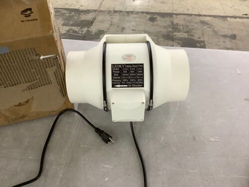 Inline Duct Fan - Lot 643