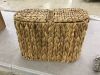 Water Hyacinth Wicker Toilet Paper Storage Holder for 6 Rolls - Thumbnail 2