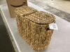 Water Hyacinth Wicker Toilet Paper Storage Holder for 6 Rolls - Thumbnail 3