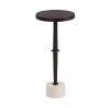 Kate and Laurel Lazaro 10 in. Bronze Round Metal End Table - Thumbnail 1