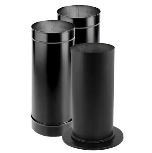 DuraVent DuraBlack Stove Pipe 6in. Diameter Stovepipe Kit - Lot 718JF