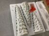 Set of 3 Pre-Lit Ceramic Tabletop Christmas Trees - Thumbnail 3