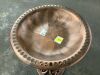 Vintage Outdoor Garden Bird Bath w/ Fleur-de-Lis Accents - Thumbnail 3