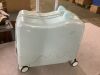 FAIRYPAGODA 18" Ride-On Kids Suitcase w/Lock, Mint Green - Thumbnail 2