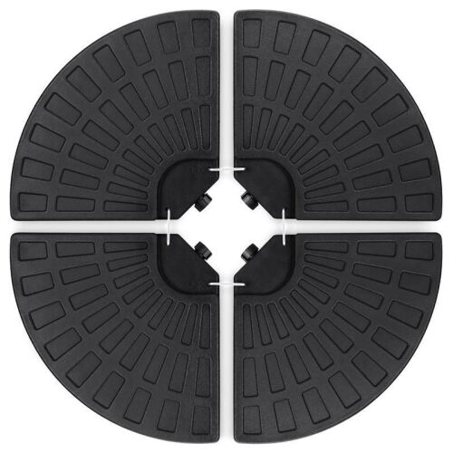 4-Piece Cantilever Offset Patio Umbrella Base Stand w/ Carry Handles - Lot 515