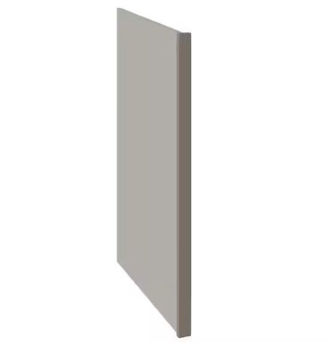 Lot of (3) Hampton Bay Shaker 24 in. W x 1.5 in. D x 34.5 in. H Kitchen Cabinet Dishwasher End Panel in Dove Gray - Lot 428JF