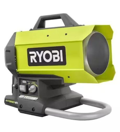 RYOBI ONE+ 18V Cordless Hybrid Forced Air Propane Heater (Tool Only) - Lot 61JF