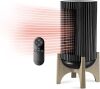 Lasko Artisan Series Oscillating Ceramic Space Heater w/ Thermostat, Timer, 2 Heat Settings, Remote Control, 15.5”, Black, 1500W - Thumbnail 1