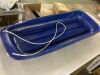 48in Kids Toboggan Snow Sled Board w/ Pull Rope, Curved Edges - Thumbnail 2