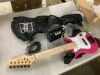 Kids Electric Guitar Beginner Starter Kit w/ 5W Amplifier, 30 in - No Sound Coming Out, Possible Bad Cord - Thumbnail 1