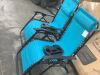 Set of 2 Adjustable Zero Gravity Patio Chair Recliners w/ Cup Holders - Thumbnail 2
