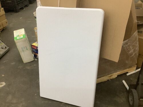 Portable Folding Plastic Dining Table w/ Handle, Lock - 8ft - Lot 312