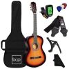 Beginner Acoustic Guitar Set w/ Case, Strap, Extra Strings - 38in - Thumbnail 1