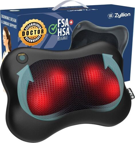 Zyllion Shiatsu Back and Neck Massager with Heat - Lot 210