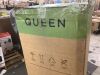 Queen 12in Medium-Plush Green Tea & Charcoal Gel Memory Foam Mattress - Thumbnail 3