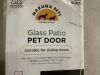 Glass Patio Pet Door for Sliding Doors - Thumbnail 6