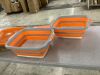 Lot of (2) Collapsible Food Prep & Cutting Board and Grill Caddy Tub with Colander & Lid - Thumbnail 2