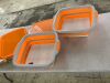 Lot of (2) Collapsible Food Prep & Cutting Board and Grill Caddy Tub with Colander & Lid - Thumbnail 3