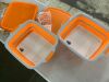 Lot of (2) Collapsible Food Prep & Cutting Board and Grill Caddy Tub with Colander & Lid - Thumbnail 4