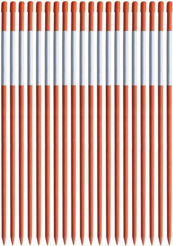 48" x 5/16" Driveway Marker Reflective Driveway Poles, 20 pc - Lot 7795