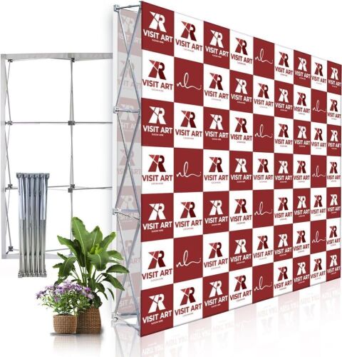 7.5 x 10 FT Aluminium Frame Portable Pop Up Trade Show Display - Lot 86
