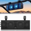 Ehaho 17 Inch UTV Bluetooth Sound Bar with RGB Lighting, IP66 Waterproof Compatible with Polaris RZR Can-Am - Thumbnail 1
