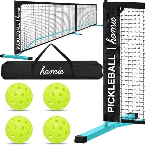 Homie Portable Pickleball Net Set 22 FT Regulation Size - Lot 467