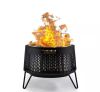 TIKI 20 in. Smokeless Wood Burning Huddle Fire Pit with Stand, Removable Ash Pan and Weather Resistant Cover - Missing 6 Screws for Legs - Thumbnail 1
