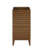 Swiss Madison Cascade 18 in. W x 18.5 in. D x 35 in. H Bath Vanity Cabinet without Top in Brown Oak - Thumbnail 1