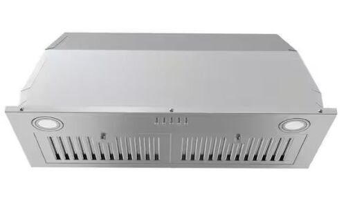 AKDY 30 in. 343 CFM Built-in Insert Kitchen Vent Ducted/Ductless Convertible Range Hood in Stainless Steel with Carbon Filter - Lot 60JF