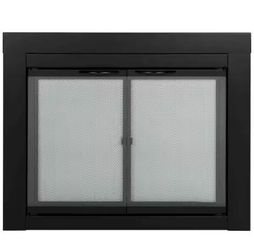 Pleasant Hearth Alpine Medium Glass Fireplace Doors - Lot 44JF