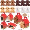 12 Pcs Mini Plush Puppy Toys - Thumbnail 1