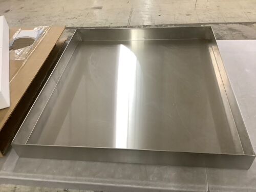 Stainless Steel Washing Machine Pan, 27''x25''x2.5' - Lot 666