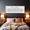 Our Father Prayer Bible Verse Framed Wall Art, 40''×15'' - Thumbnail 1