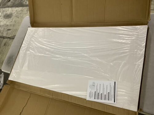 Smooth Drop Ceiling Tiles 2ft x 4ft, 10 Pack - Lot 165
