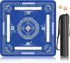 Non-Slip Noise Reduction Mahjong Table Mat, 32.4" - Thumbnail 1