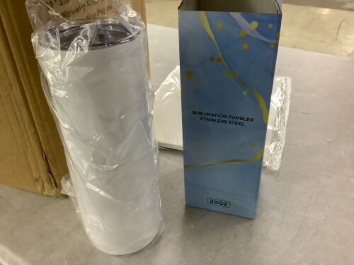 Stainless Steel 20oz Sublimation Tumblers, 30 ct - Lot 282