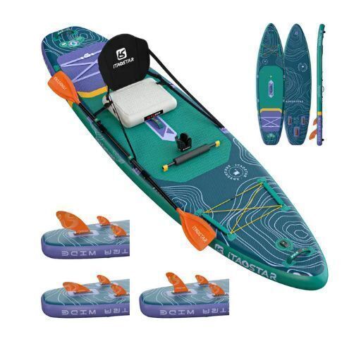 TAOSTAR Adventure 12’×35"/39" Extra Wide Paddle Board - Lot 78