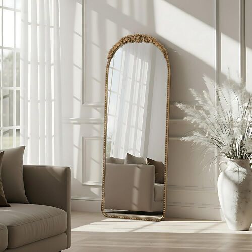 Besdomus Gold Full Length Mirror, 53x19 in - Lot 291