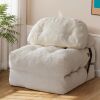 Convertible Chair Bed with Back Support and Pillow - Thumbnail 1