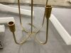 5-Candle Cast Iron Metal Candelabra 15" - Thumbnail 5
