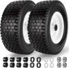 13x5.00-6 Flat Free Tire and Wheel with 3/4" & 5/8" Bearings, 2 Pack - Thumbnail 1