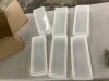 Lot of (6) Plastic Storage Containers - Thumbnail 2