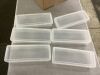 Lot of (6) Plastic Storage Containers - Thumbnail 3