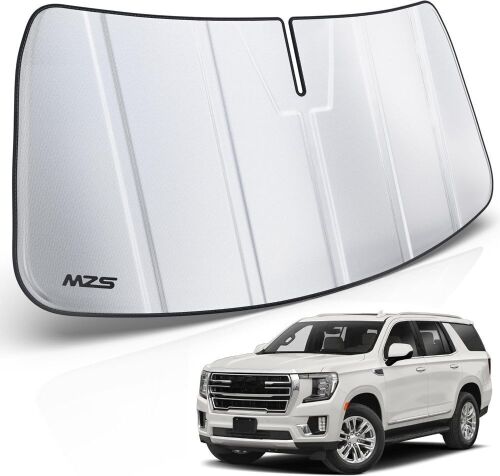 MZS Windshield Sun Shade Compatible with Suburban Tahoe Yukon Escalade 2021-2026 - Lot 590